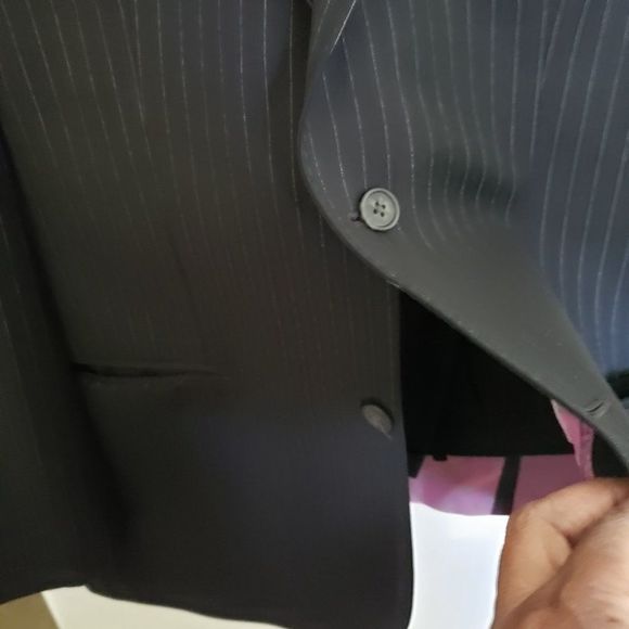 CT1014b SEAN JOHN PIN STRIPE SUIT JACKET & SLACKS - Picture 2 of 9